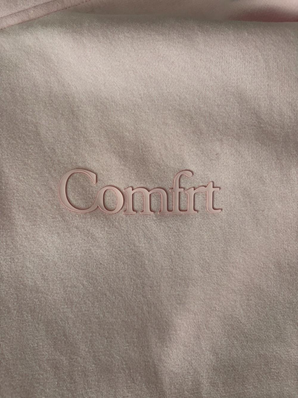 Comfrt Pink Oversized Hoodie - Picture 3 of 4